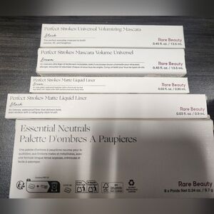 NEW Rare Beauty Essential Neutrals Set with Palette, Mascara, Liner